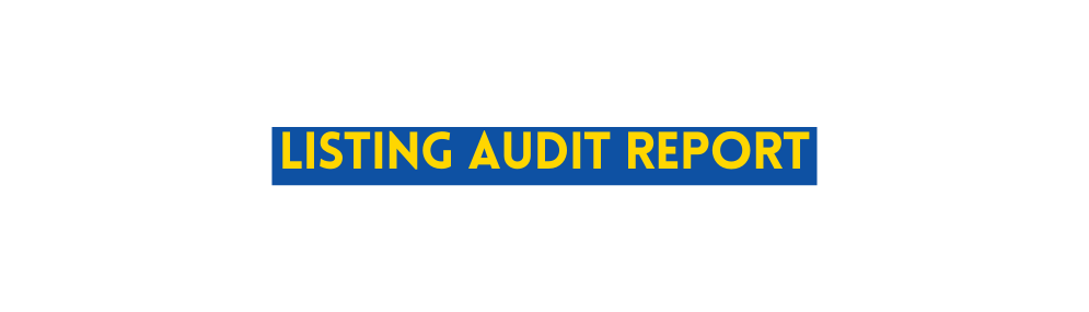 LISTING AUDIT REPORT